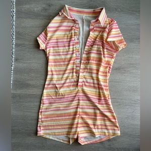 Romper fun summery onesie outfit #musicfestival #concertoutfit